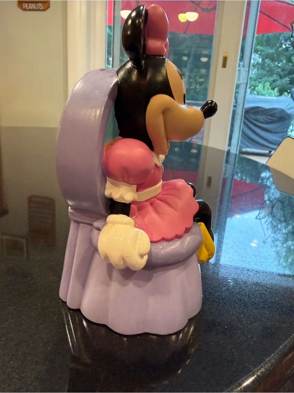 Disney Minnie Mouse Pink and Purple Vintage Bank